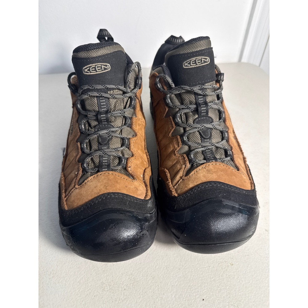 Keen Voyageur Men Hiking Shoes Brown Black Low Top Trail Sneakers 1013313 Sz11.5